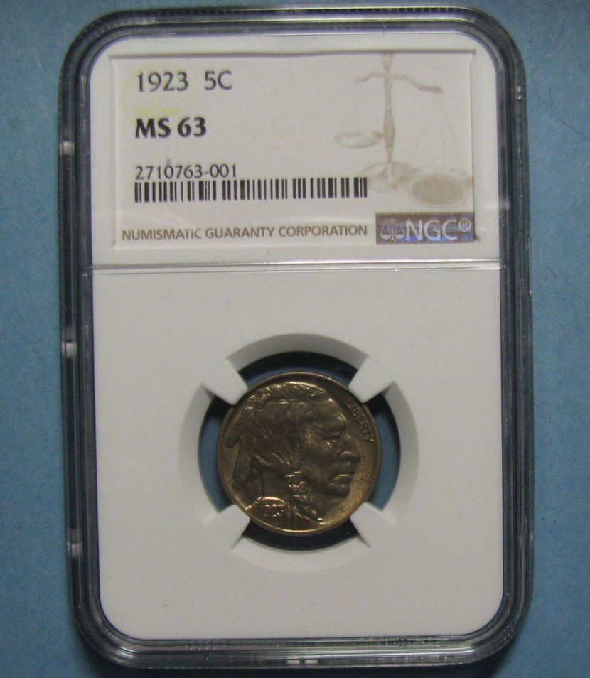 1923-Nicely-Toned-Buffalo-Nickel